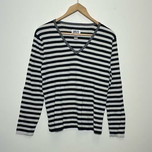 Chico's Design V Neck Sweater Top Medium